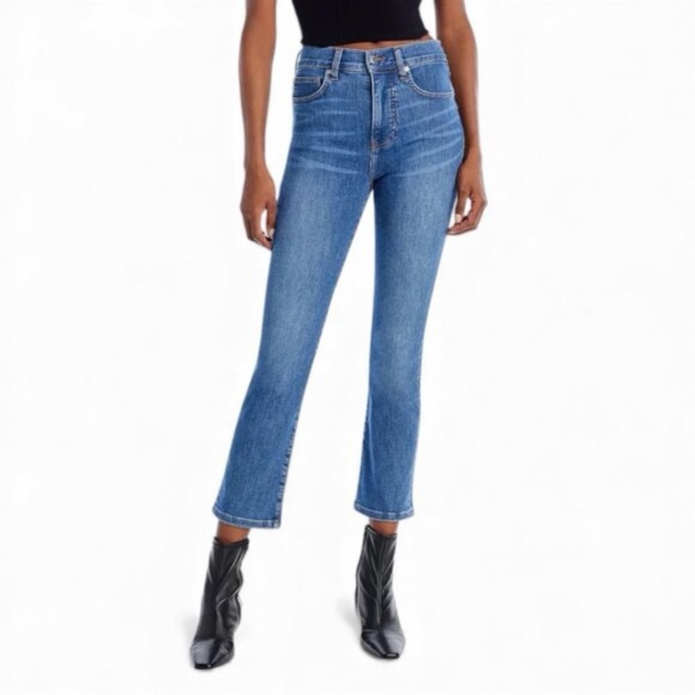 Veronica Beard Carly High Rise Cropped Kick Flare size 26 in sierra wash